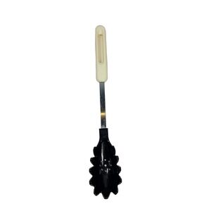 Bonny‎ Pasta Server Vintage Black Nylon Stainless Steel Cream Handle USA Made